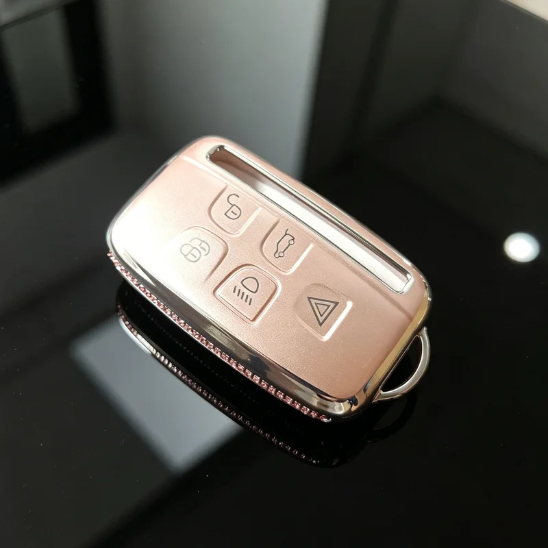 Remote Car Key Case for Land Rover Range Rover Sport Evoque Freelander Velar Discovery 4 Jaguar XE XJ XF Guitar Smart Key Cover view 6