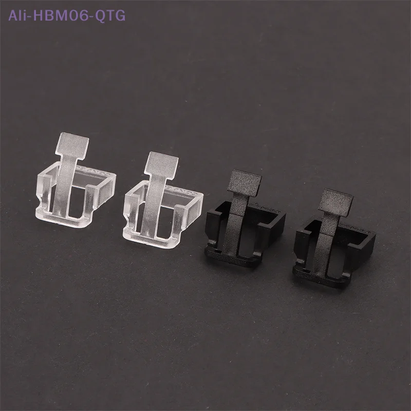 [New] Hot! New 10Pcs Network Cable Crystal Head Buckle Replaceable RJ45 Plug Protective Cover Latch For RJ45 Cable Repaire Parts