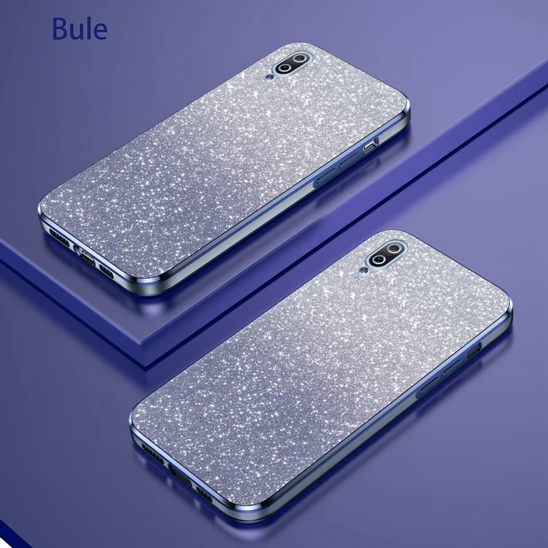 For VIVO Y93 Luxury Electroplated Glitter Phone Case For Vivo  Y93 Case shockproof Clear Soft TPU Back Protective Cover