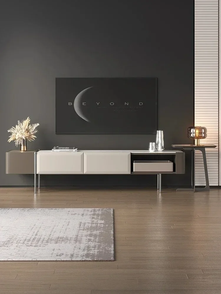 

Шиферный шкаф для телевизора Современная простая гостиная Домашний дизайнерский итальянский легкий роскошный шкаф для телевизора