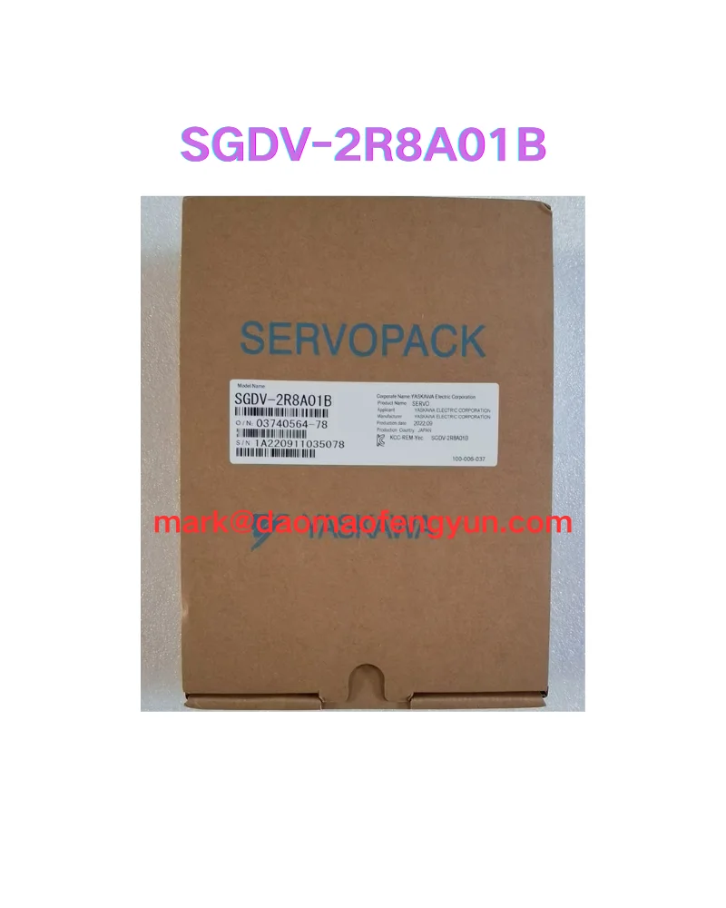 

SGDV-2R8A01B Совершенно новый сервопривод
