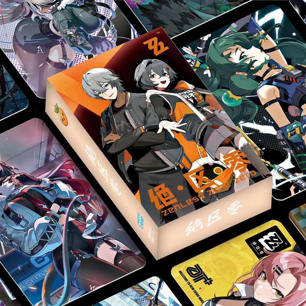 55 Pcs/Set Game Zenless Zone Zero Laser Lomo Card Nicole Demara, Ellen Joe Characters HD Photocard Fans Collection Cards ﻿