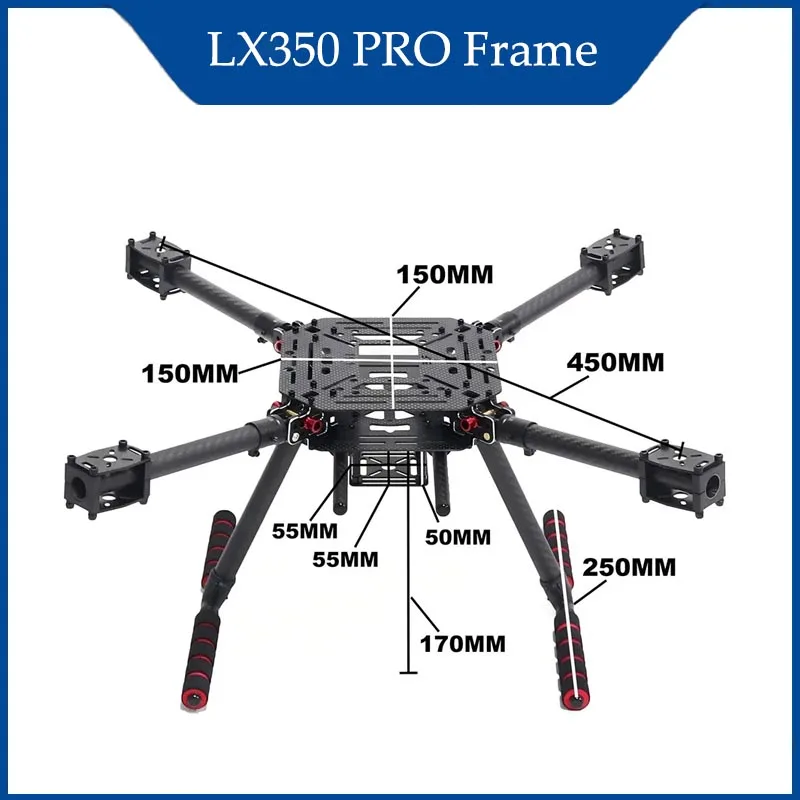 

BCUBE 450 Рама Колесная база 4-осевая опора рамы 2212 2216 Двигатель для квадрокоптера Дрон RC Запчасти