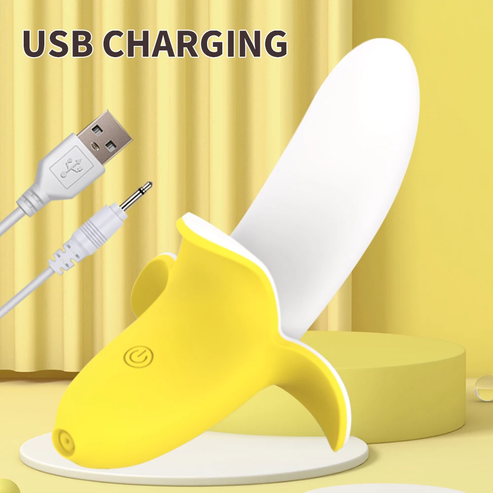 12 تردد قابلة للشحن سيليكون الموز الهزاز الكبار النشوة الجنسية محفز معدات الاستمتاع واللعب الجنسي للنساء مثلي الجنس المهبل الشرج اللعب