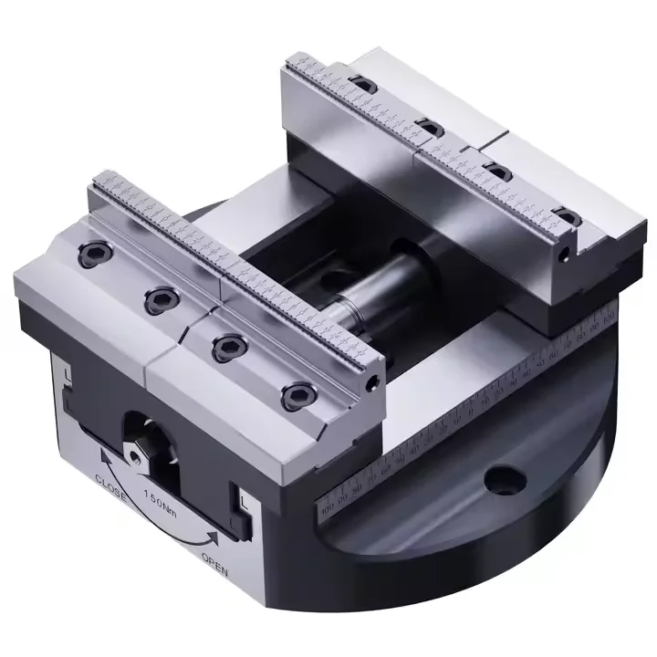 

Xindian CNC Click To Zoom In H200 Self-centering Vise Style 4-axis 5-axis Universal Precision Vise Self Centering Vise