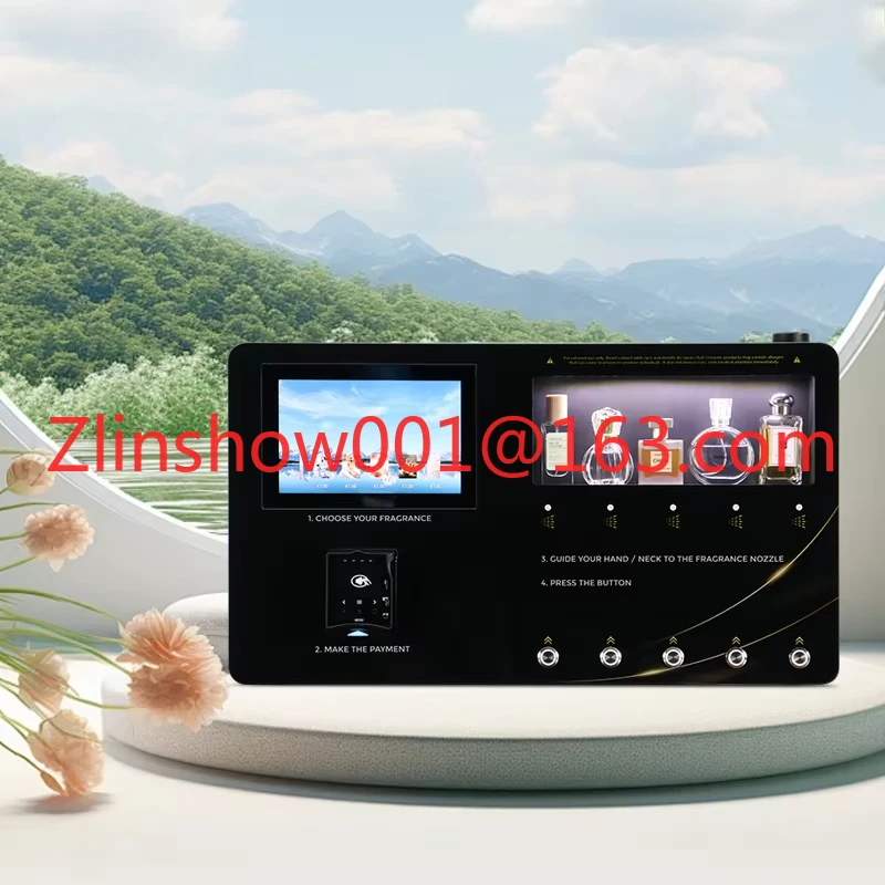 Custom 100ml Vending De Perfumes Cologne Fragrance Perfume Vending Machine with Advertisement