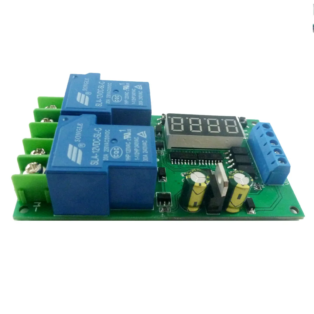 

12V 30A Multifunction DC AC Motor Controller Relay Board Forward Reverse Control Automatic Delay Module