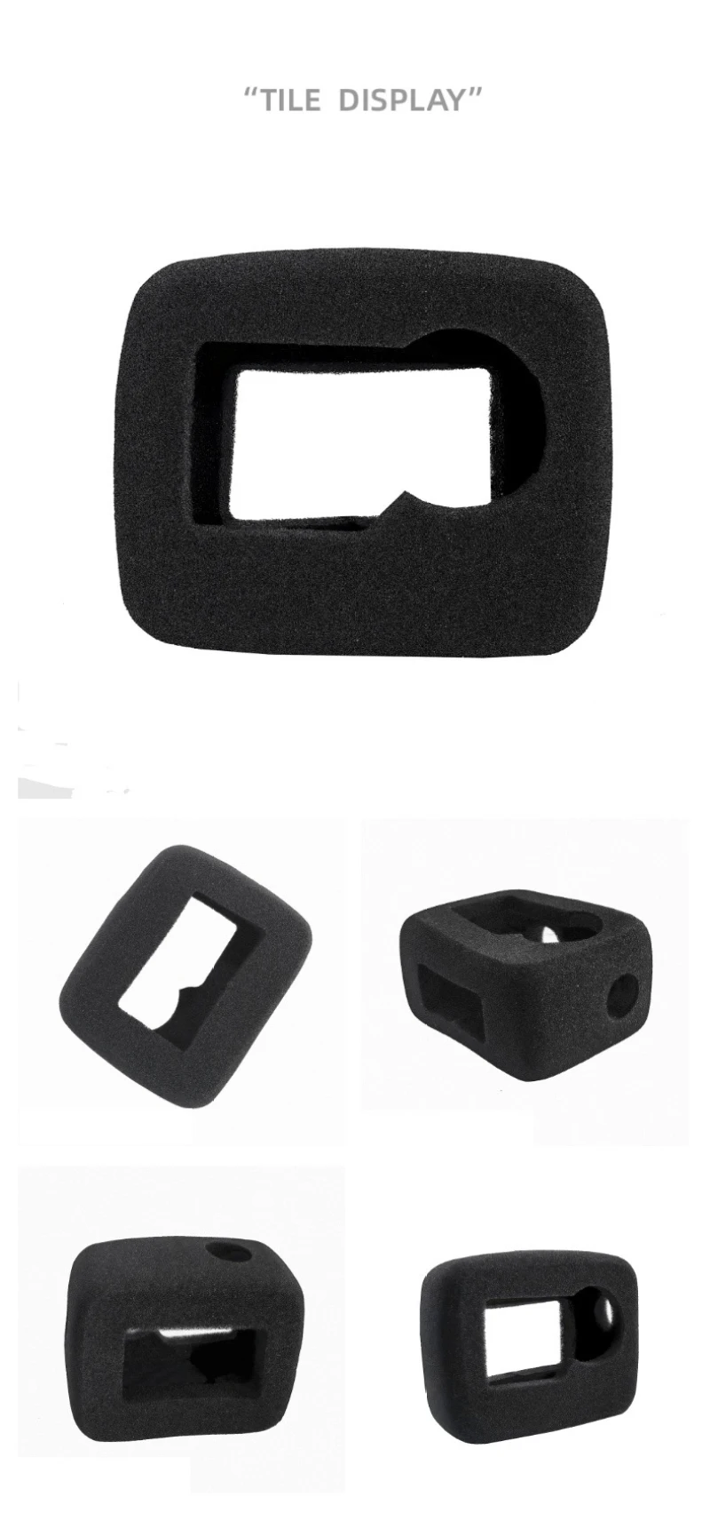 For DJI OSMO Action 4/3 For Camera Sponge Protect Accessories 1 PCS Black Windproof Wind Foam Noise Reduction Cover Case