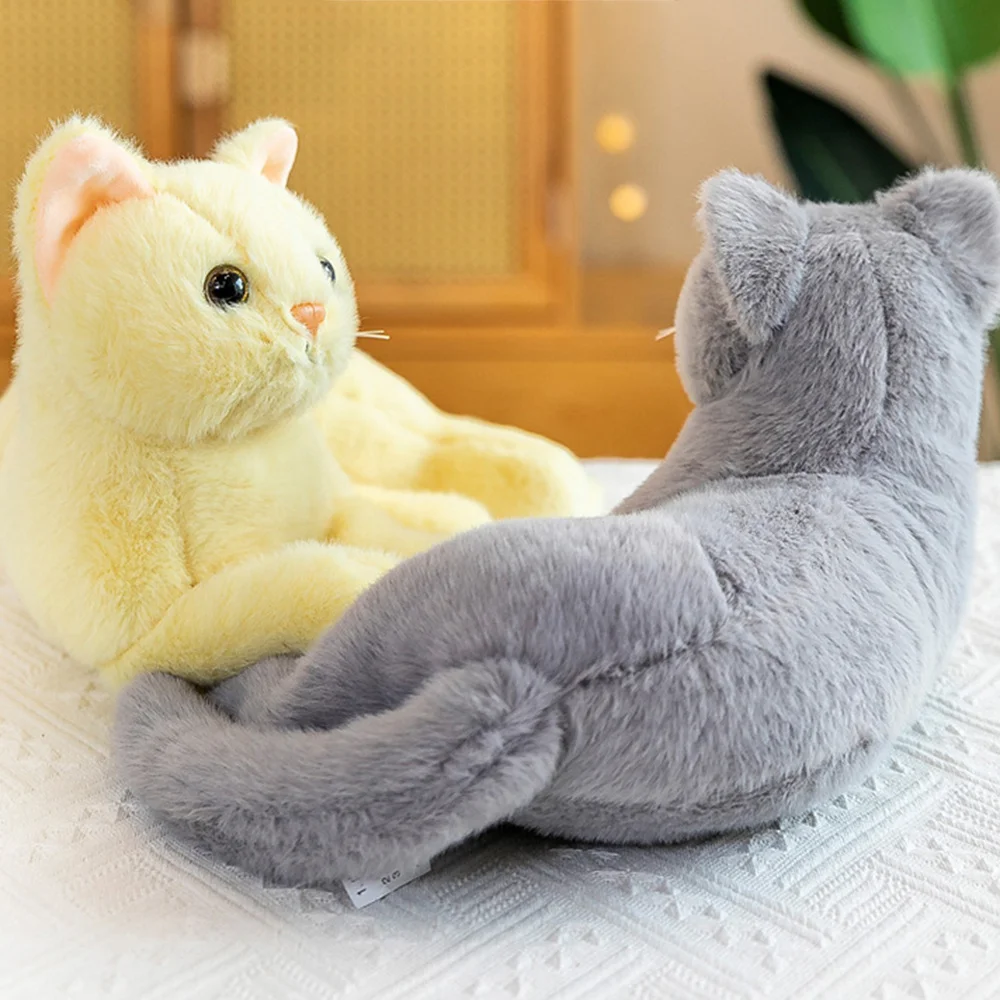 Cartoon Katze Plüsch mit Q Version Kuscheltier Spielzeug Schlafkissen Spielzeug