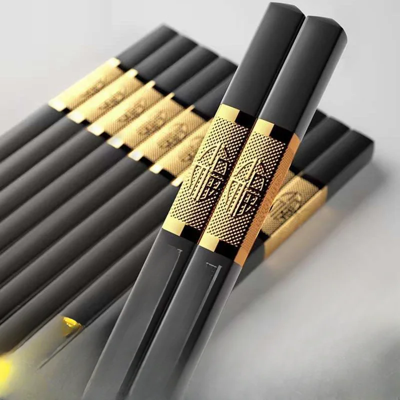 1pcs Alloy Chopsticks Family Hotel Restaurant Alloy Chopsticks 27cm Disinfection Special Chopsticks High Fashion