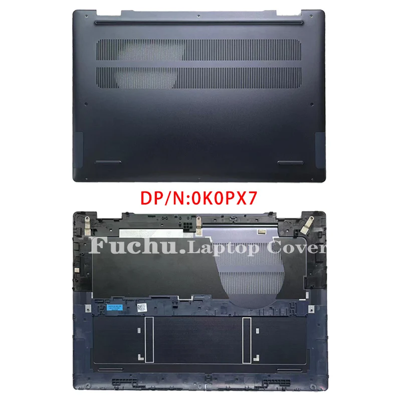 Nowość dla Dell Inspiron 16 plus 7640 7645 2 w 1 wymienne akcesoria do laptopów tylna pokrywa Lcd/podłokietnik/dolny z LOGO 0V5H6N