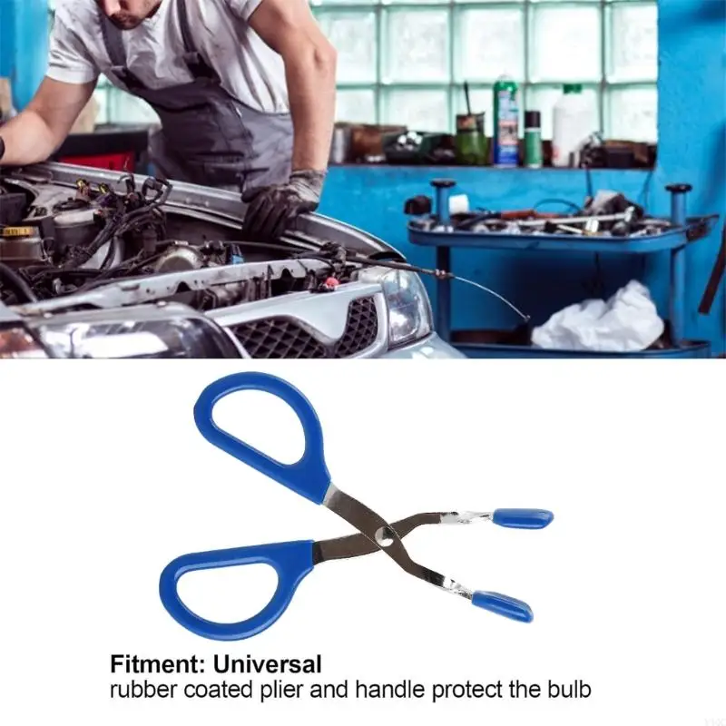 Ergonomic Professional Lamp Changing Pliers Heat Resistant Material For Tight Space Car Bulbs Signage Installation Tool Y4QC