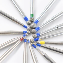 10pcs BR Series Round Shape Dental Diamond Burs Drills High Speed Handpiece Teeth Whitening FG Dia 1.6MM Dentistry Materials