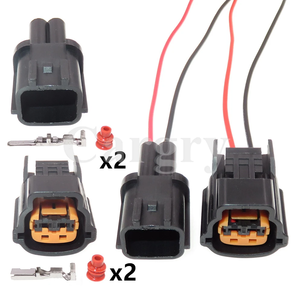 

1 Set 2P Automobile Wiring Adapter For Hyundai Car Electrical Connector 6098-0137 Auto Starter Male Plug Female Socket