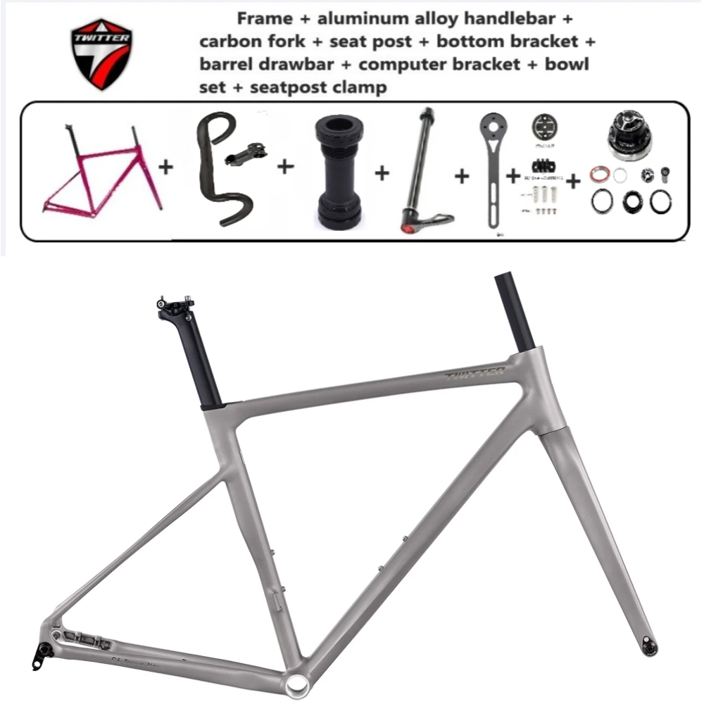 Twitter C6 Aluminum Road Bike Frame 41-54cm