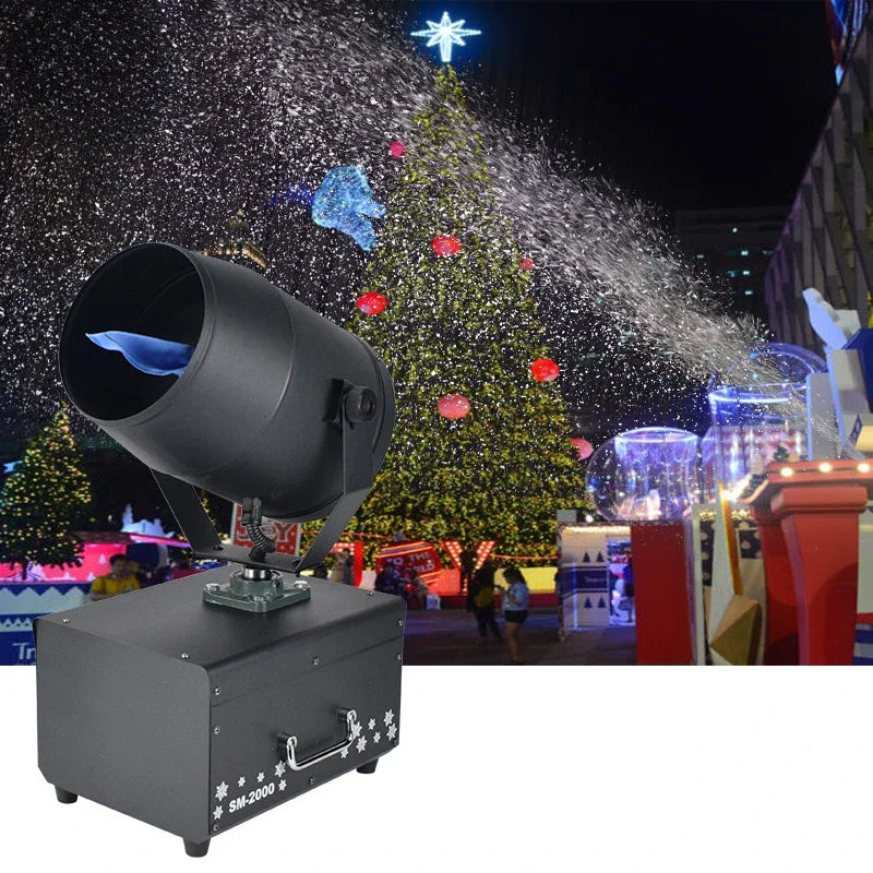 Indoor Outdoor Event Stage Party Equipment 2000W Moving Head Snow Flake Spray Making Machine