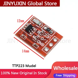 20-50Pcs TTP223 touch button module self-locking incremental capacitive switch in Stock Wholesale