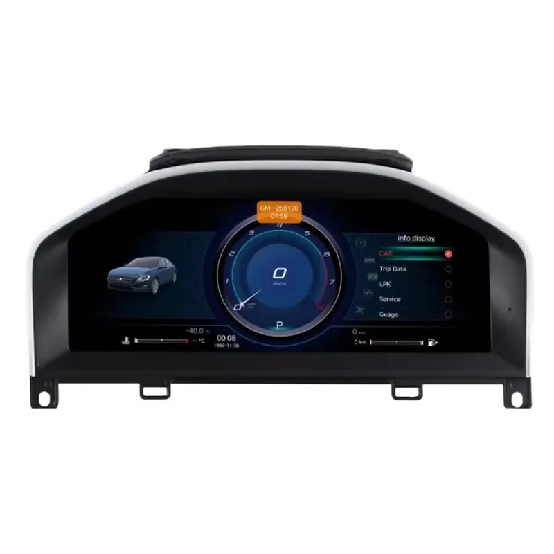 【2026 New Arrival】 12.3 Inch Linux System Digital Dashboard for XC60 2015-2017 LCD Instrument Cluster Speedometer