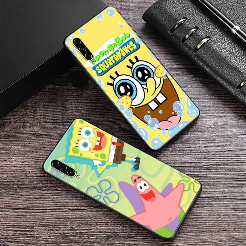 S-SpongeBobs-Boys-SquarePants Phone Case For Samsung Galaxy A30 A30S A50 S A20E A20 A40 A70 A10E Note 8 9 10 20 Ultra Back Cover