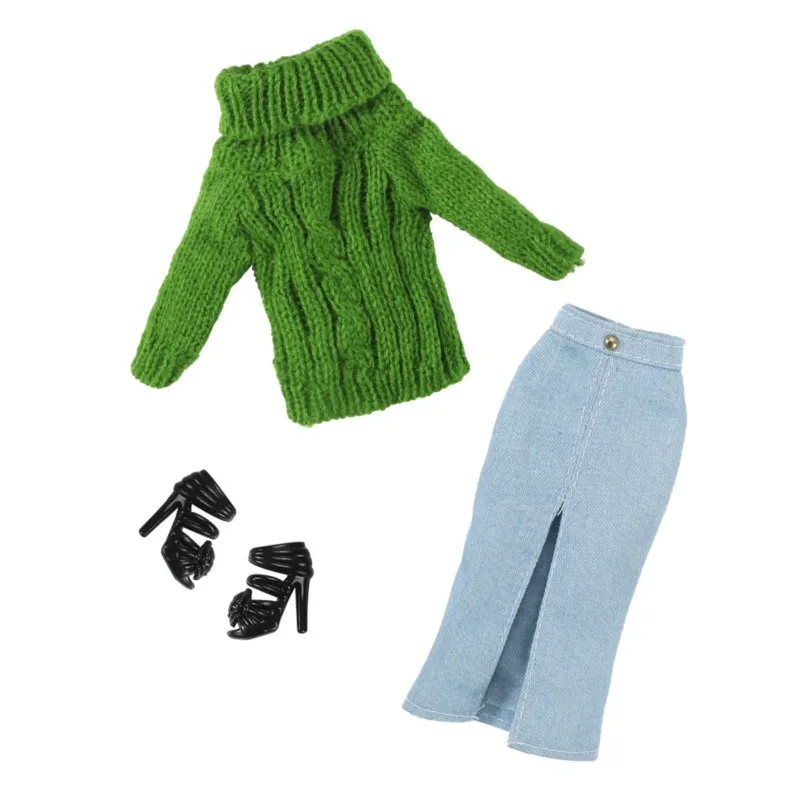 30 سنتيمتر دمية مجموعة كاملة اللعب مفصلية المنقولة 1/6 عارضة أزياء دمية مع الملابس DIY بها بنفسك فستان لعبة أطفال اللعب منزل لعبة هدية #6