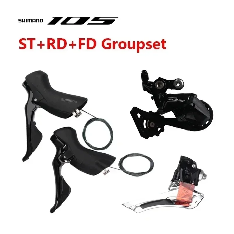 Shimano 105 R7000 ST+RD+FD Groupset Shifter A Pair Rear Derailleur SS/GS Front Derailleur Braze On 11s For Road Bike Original