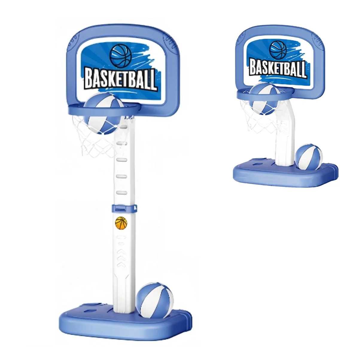 Pool Basketball Stand, Oversized Pool Toy for Poolside Water Basketball Games, Pool Games Water Basketball