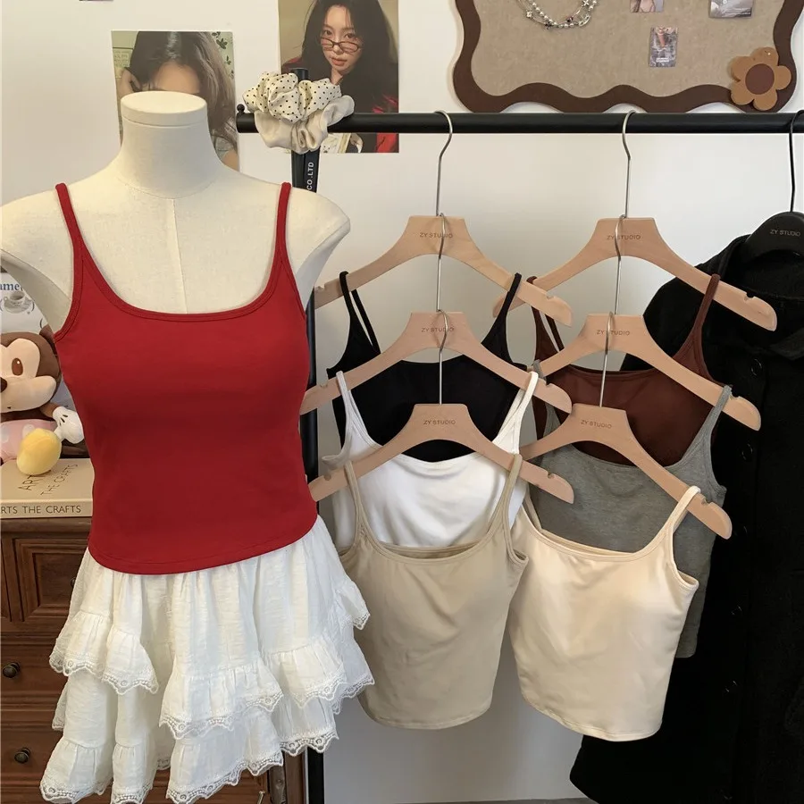 دافئ Fce اصطف سليم صالح Csole تانك الأعلى مع وسادة الصدر ملابس داخلية العصرية غير المتكافئة تصميم القطن الحراري irt للنساء #4