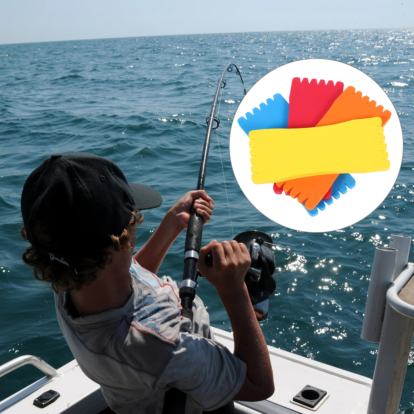 

50pcs Foam Line Winder Board Fishing Accessories Light Durable Easy Carry Long Life Comfortable Outdoor Fishing Tool Replacement