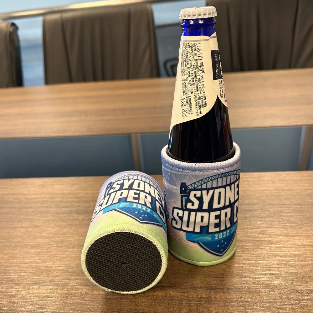 

100pcs Custom Your Logo Neoprene Stubby Holder Personalised any text if required Can Bottle Stubbie Novelty Gift Stubby Holder