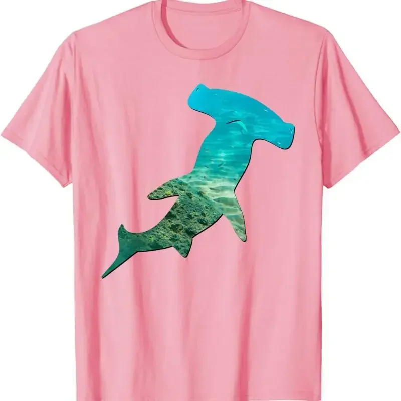 Hammerhead Shark Lovers Silhouette Earth Day And Ocean Week T Shirt