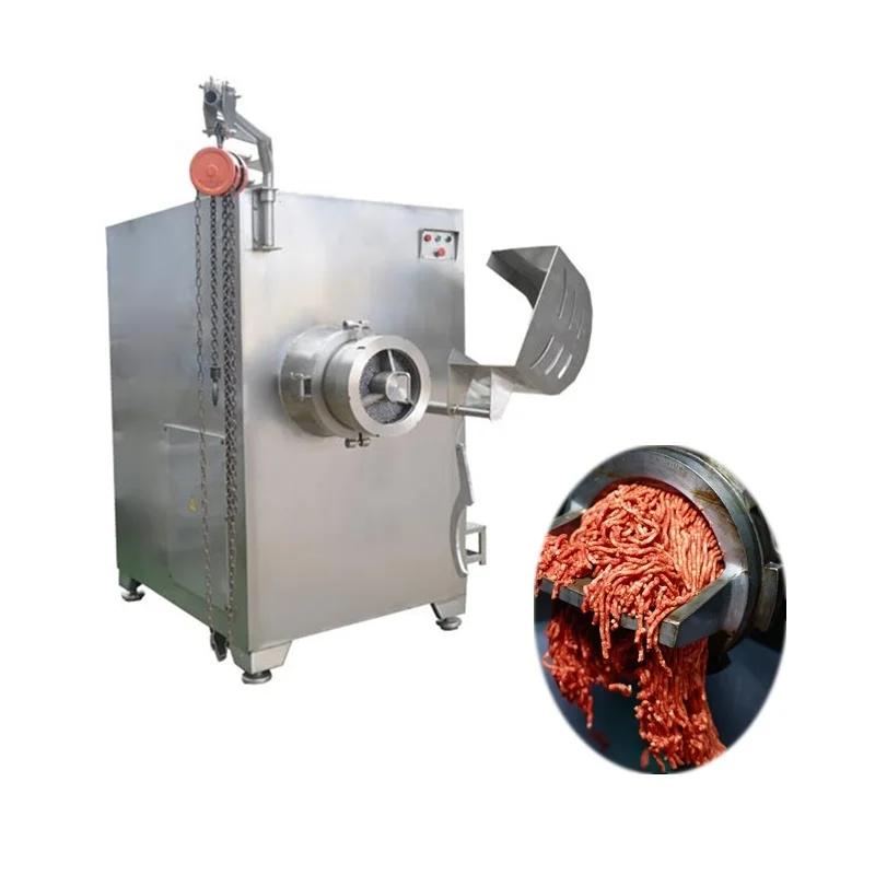 2000-3000KG/H High Output Full SUS304 Stainless Steel Frozen Meat Grinder Pork Beef Mincier Commercial Chicken Grinding Machine