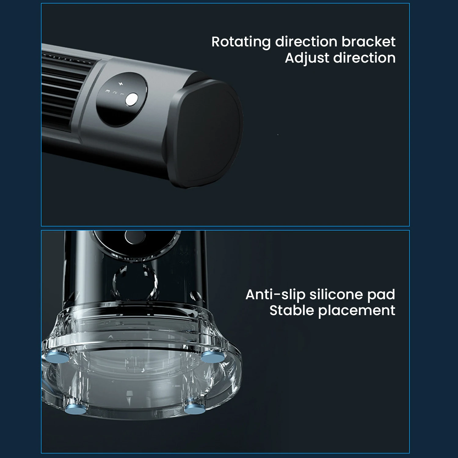 مروحة تبريد محمولة ، تكييف هواء هادئ ، مكيف هواء صغير ، 3 سرعات ، اتجاه رياح قابل للتعديل بزاوية °