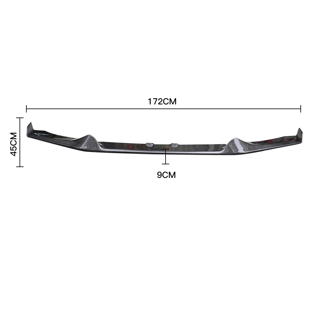 For BMW 4 Series F32 F33 F36 M-Sport Carbon Fiber Front Bumper Lip Spoiler With Front Splitters Auto Tuning