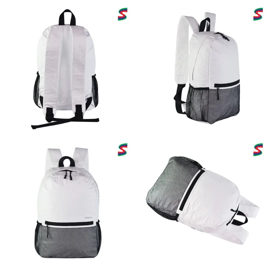 

【New style】DuPont paper backpack computer bag gift color contrast intelligent rechargeable shoulder bag economical use student