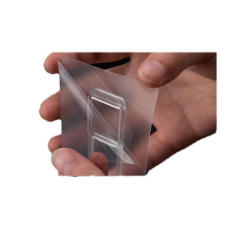 10.4cm Long Tissue Box Non-marking Fixing Frame Nail-free Punch-free Strong Glue Sticker Multi-functional Storage Buckle