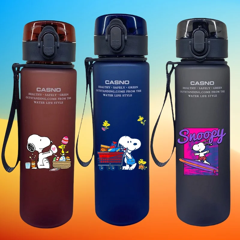 Аниме 400 мл/560 мл Snoopys летняя студенческая спортивная соломенная чашка для воды мультфильм портативная герметичная пластиковая бутылка для напитков большой емкости Аниме 400 мл/560 мл Snoopys летняя студенческая спортивная соломенная чашка для воды мультфильм портативная герметичная пластиковая бутылка для напитков большой емкости