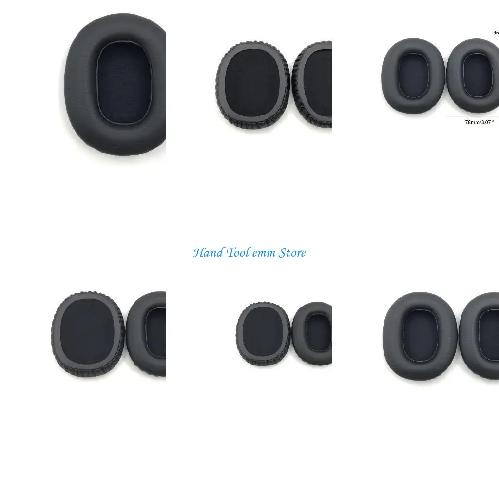 

H37F Ear Pad Cushions for Denon AH-MM400 Gaming Headphones Ear Cushion Memory Foam