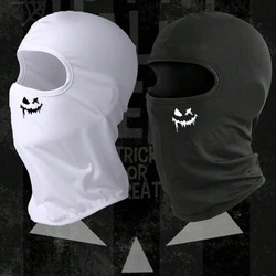 2pcs Graffiti Punk Print Balaclava Hat – UV Protection, Breathable Full Face Mask For Cycling, Skiing, Hiking, Fishing – Outdoor