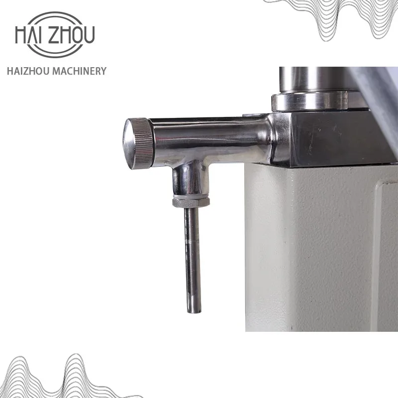 HAIZHOU Manual Pneumatic Filling Machine Paste Liquid For Cream Ketchup 304 Stainless Steel Small Packaging Machinery 5-60ml A02