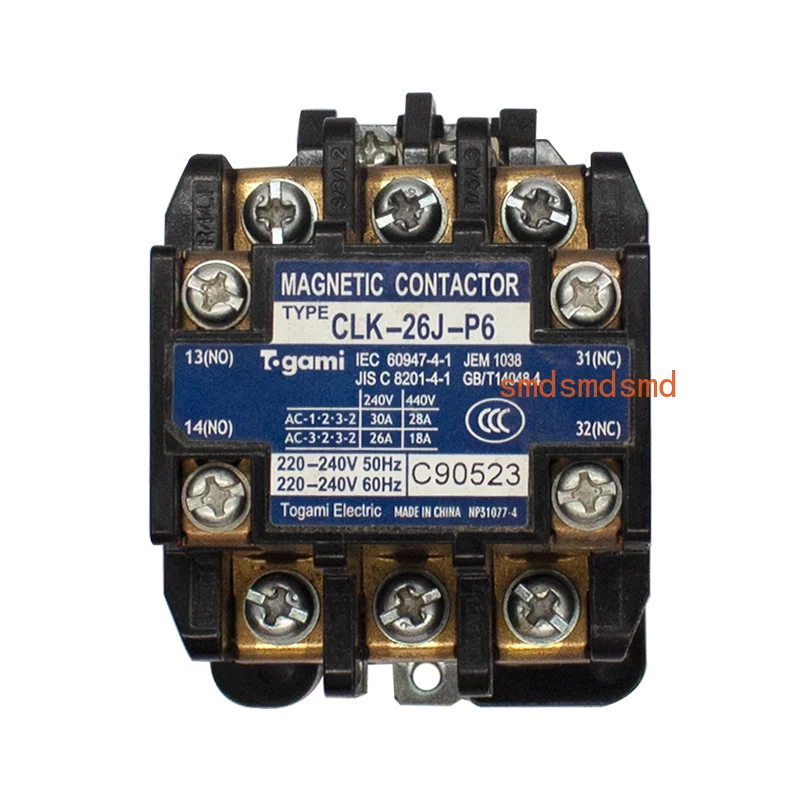 

Daikin Air Conditioning Togami Magnetic Contactor Prat Number 131408J Model Clk-26J-P6 AC220V-240V New and Original In Stock