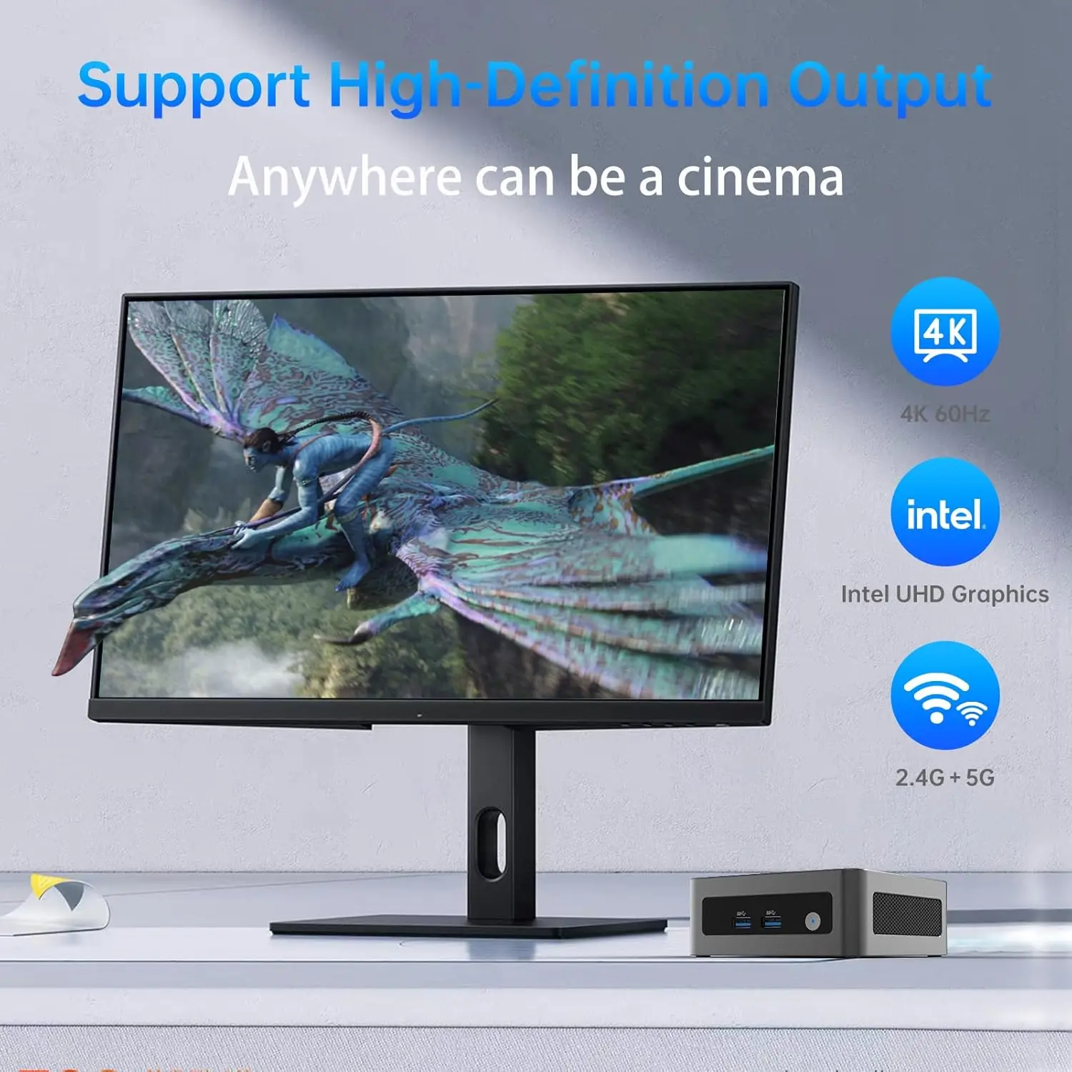 2025 m9 n150 mini pc portátil de jogos computador desktop minipc dupla lan 2.5g/1g wifi 6 bt5.2 ddr4 nvme ssd windows 11 pro