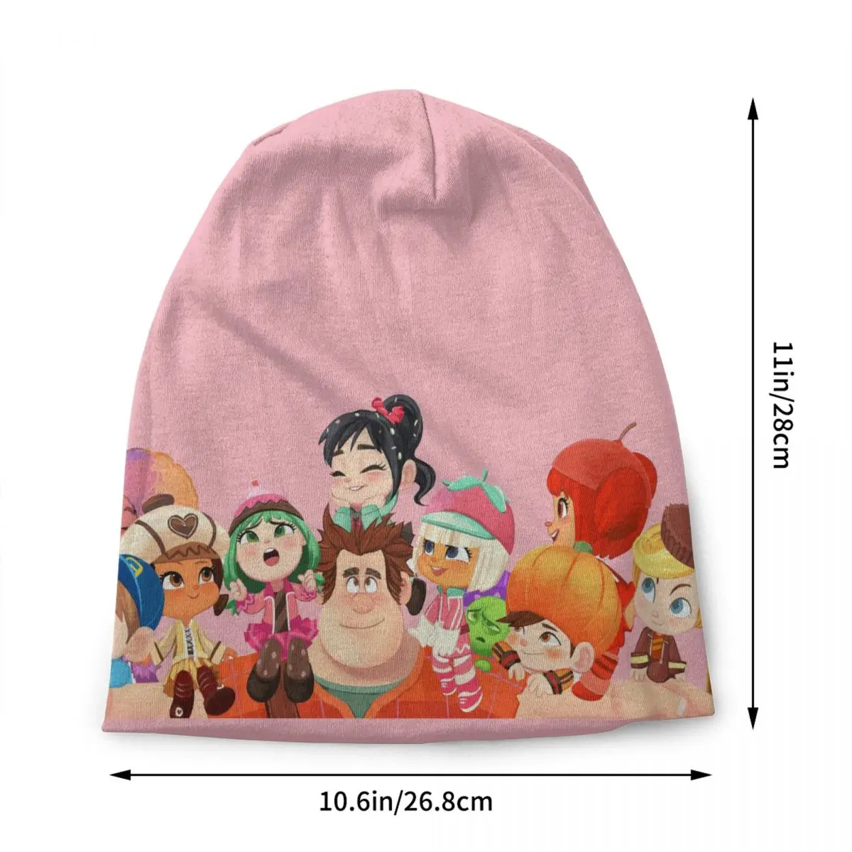 Custom Wreck-It Ralph Character Bonnet Hat Knit Hat Men Women Hip Hop Unisex Winter Warm Skullies Beanies Caps