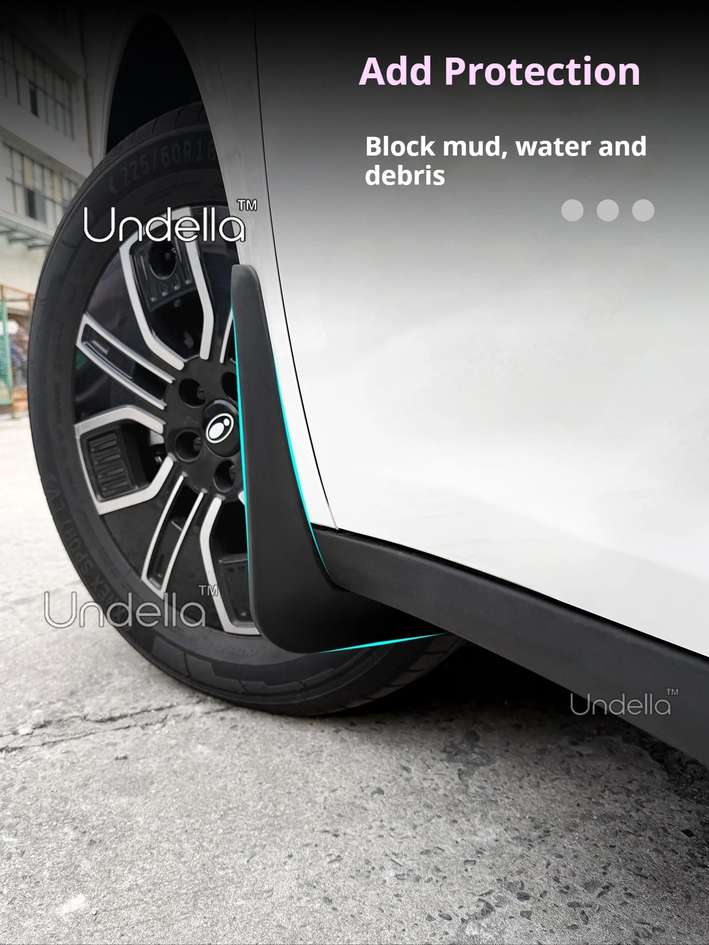 Vorder- und Hinterrad-Schmutzschutz für GWM Ora 5 2026 2027 Auto-Styling Kotflügel Schmutzlappen Spritzschutz Dekorationszubehör 4 Stück – Detail 5