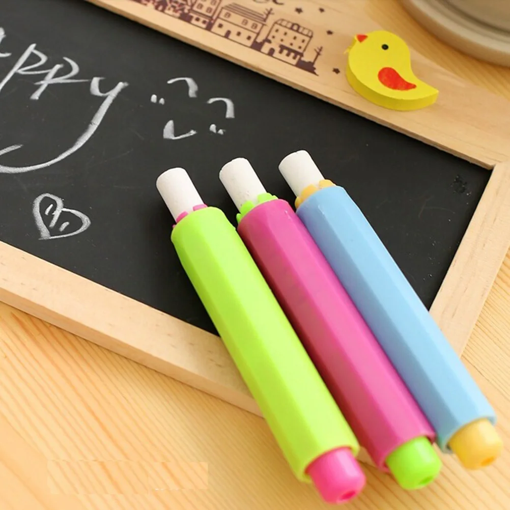 1PC Color Chalk Holders School Teaching Aids For Teachers Writing Extender Children Drawing Board Accessories