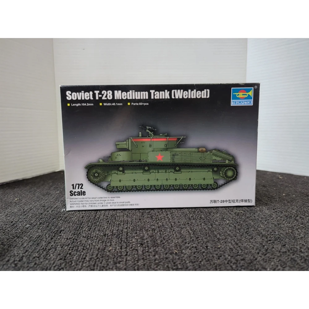 

Trumpeter 07150, масштаб 1:72, советский T28 T-28, средний танк, сварная сборка, пластиковая военная игрушка, модель, строительный комплект