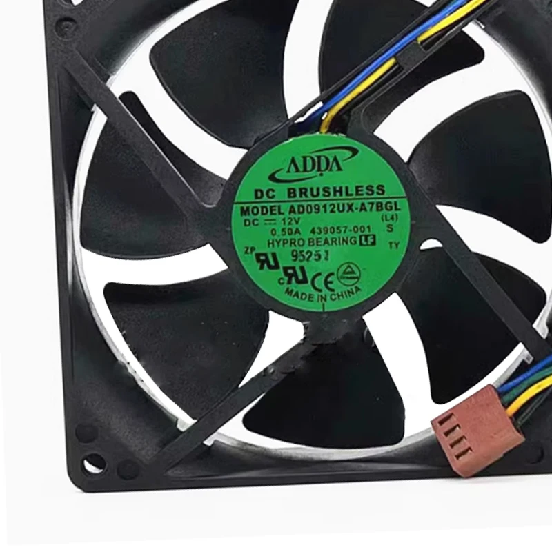 90x90x25mm AD0912UX-A7BGL New   90mm PWM 12V FAN 9025 3900RPM 50CFM CPU pwm  cooling fan