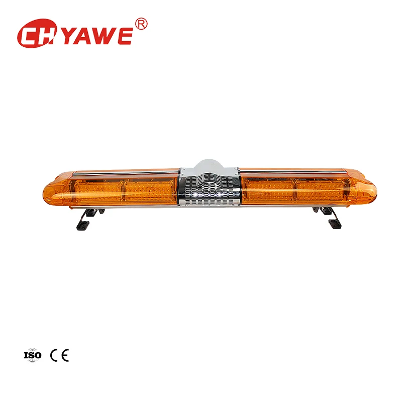 emergency led lights barcar amber flashing warning strobe light bar With Siren horn for fire truck ambulance use