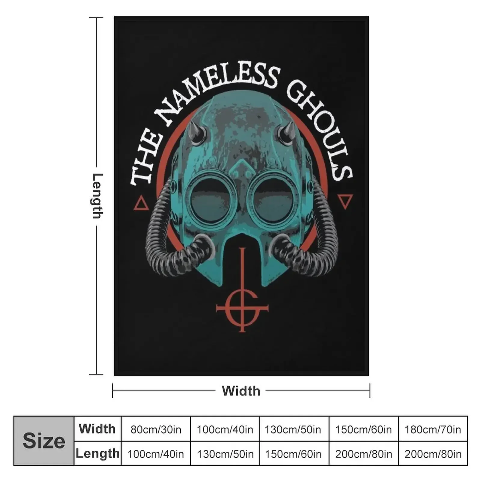 Nameless Ghouls Ghost Throw Blanket bed plaid Luxury Blankets For Bed Plaid on the sofa Blankets