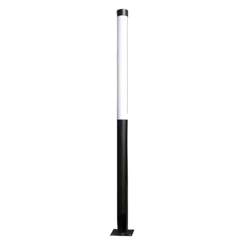 Decorative Landscape Outdoor Villa Yard Lighting Aluminum Round Pole Street Post Top Light Waterproof Led Garden Light