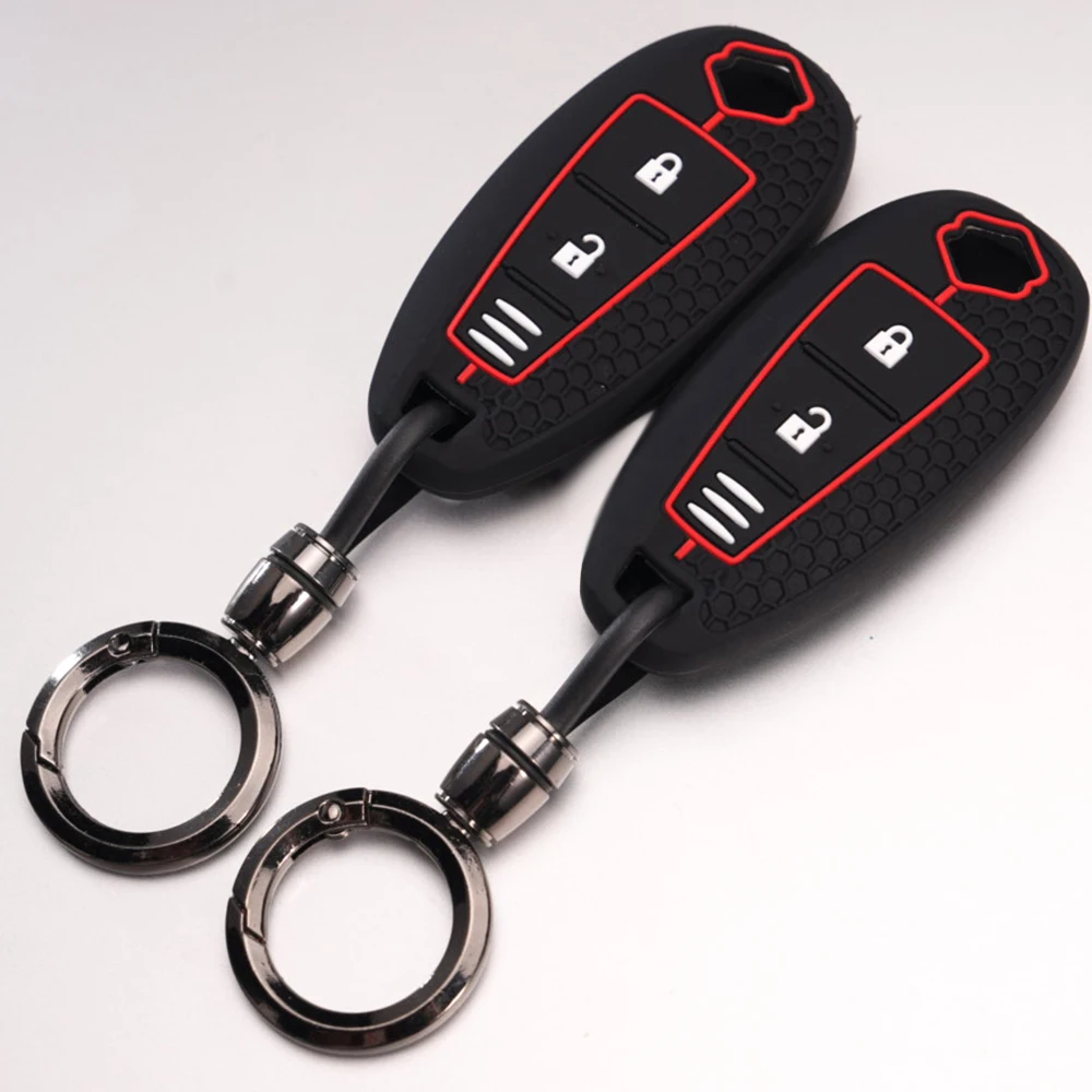 Smart Key Shell With Chain For Suzuki Swift Vitara SX4 Baleno Ciaz Ertiga Ignis Kizashi S-cross Alivio Smooth Finish Perfect Fit